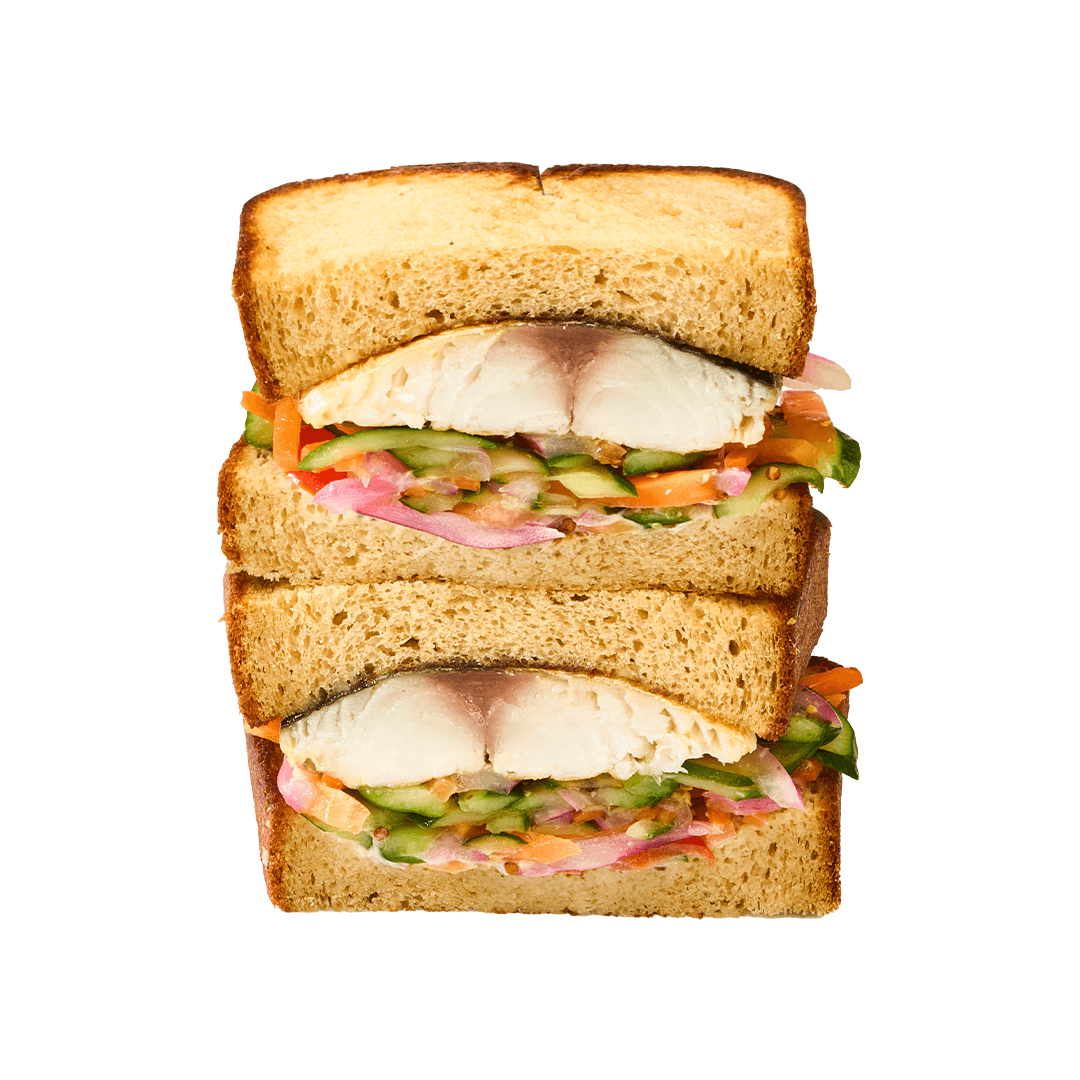 Mackerel Banh Mi Sandwich