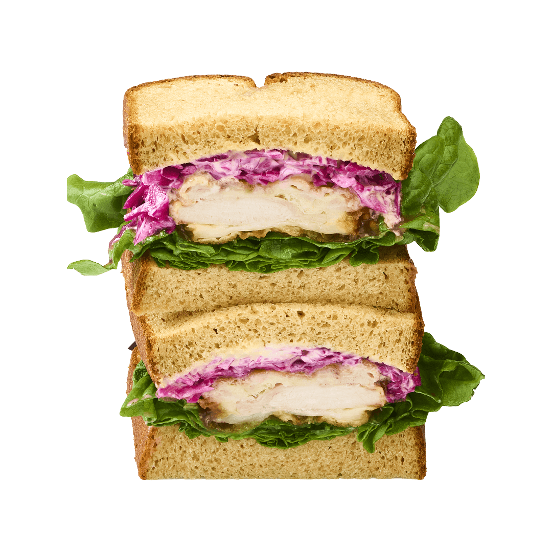 Fried Chicken & Orange Sandwich